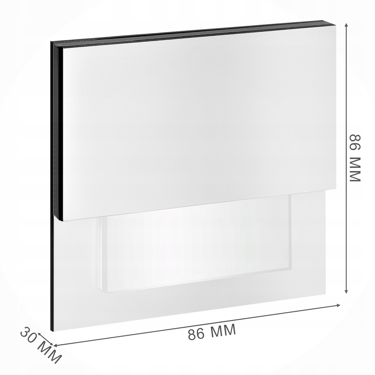 Lampki schodowe z CZUJNIKIEM RUCHU zmierzchu 230v LED SREBRNA ZIMNA 6000k - obrazek 11