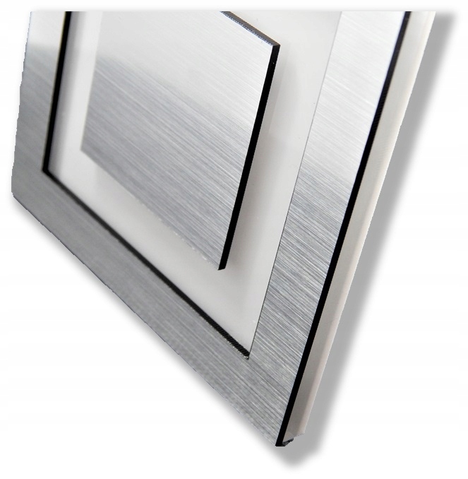 Zestaw 10x Lampka schodowa LED 230+ 2 czujka ruchu SREBRNA ZIMNA LUB CIEPŁA - obrazek 5