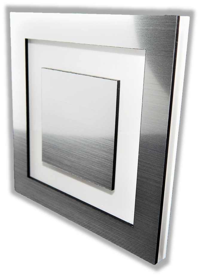 Zestaw 10x Lampka schodowa LED 230+ 2 czujka ruchu SREBRNA ZIMNA LUB CIEPŁA - obrazek 6