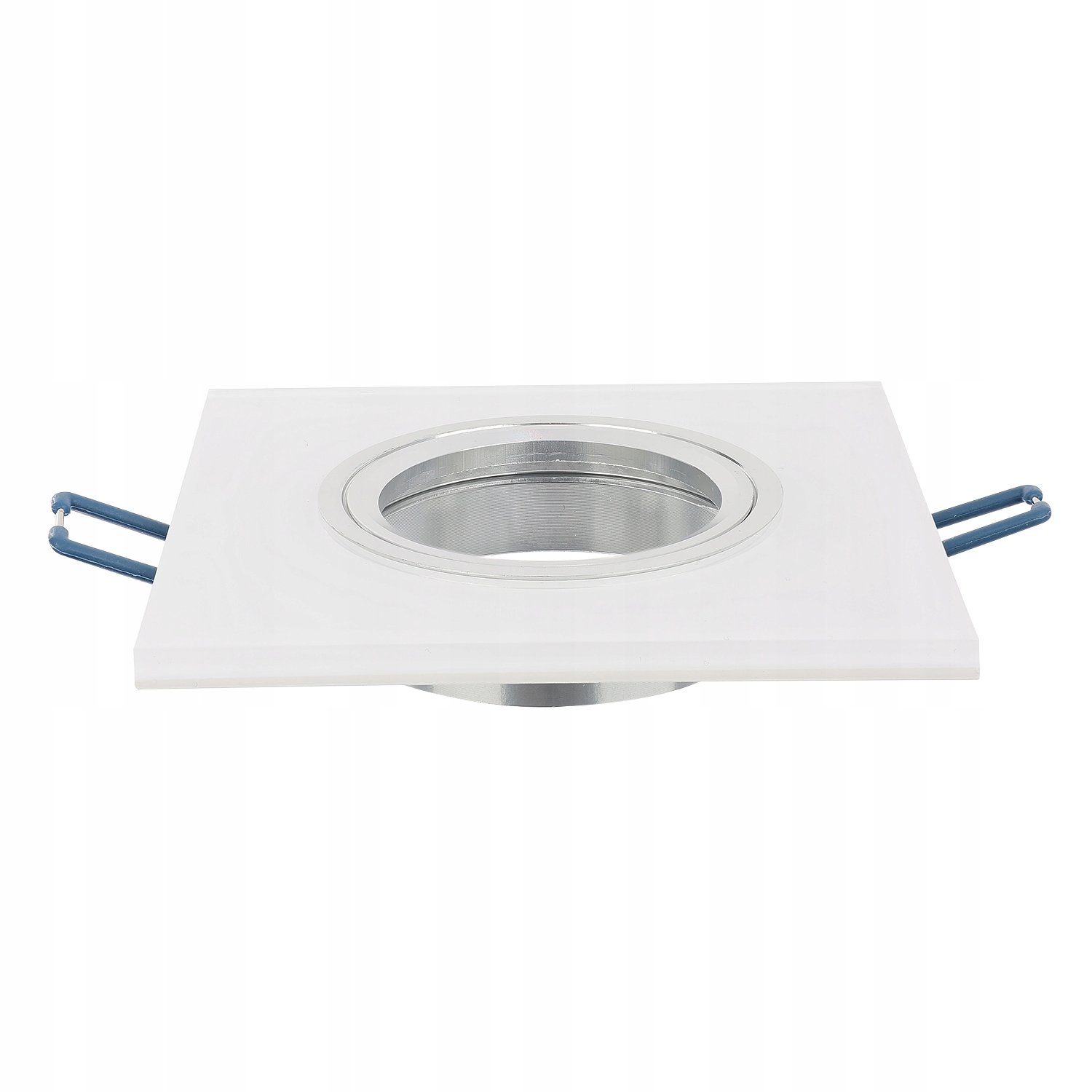 OPRAWA SUFITOWA halogenowa wpuszczana szkło LED GU10 kwadratowa BIAŁA - obrazek 5