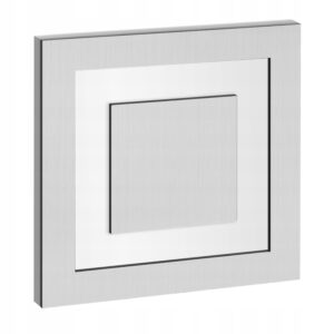 Lampki schodowe LED 230V oświetlenie schodowe 2W SREBRNA CIEPŁA 3000k