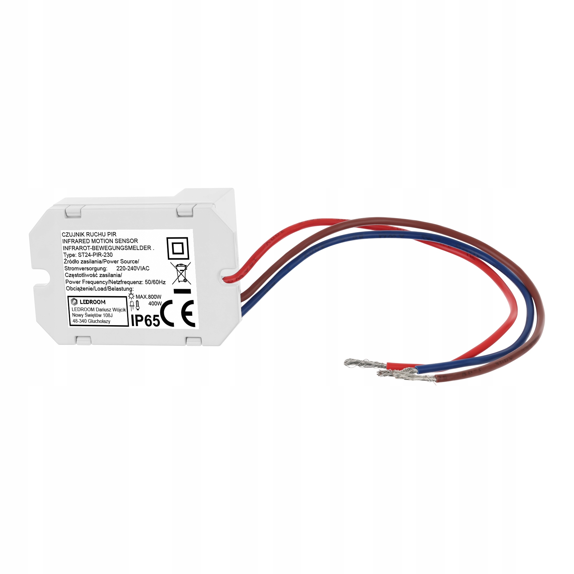 Oświetlenie schodów z czujnikiem ruchu 230v LED ZIMNA - obrazek 11