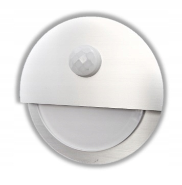 Oświetlenie schodowe z CZUJNIKIEM RUCHU SREBRNA 230v LED NEUTRALNA - obrazek 6