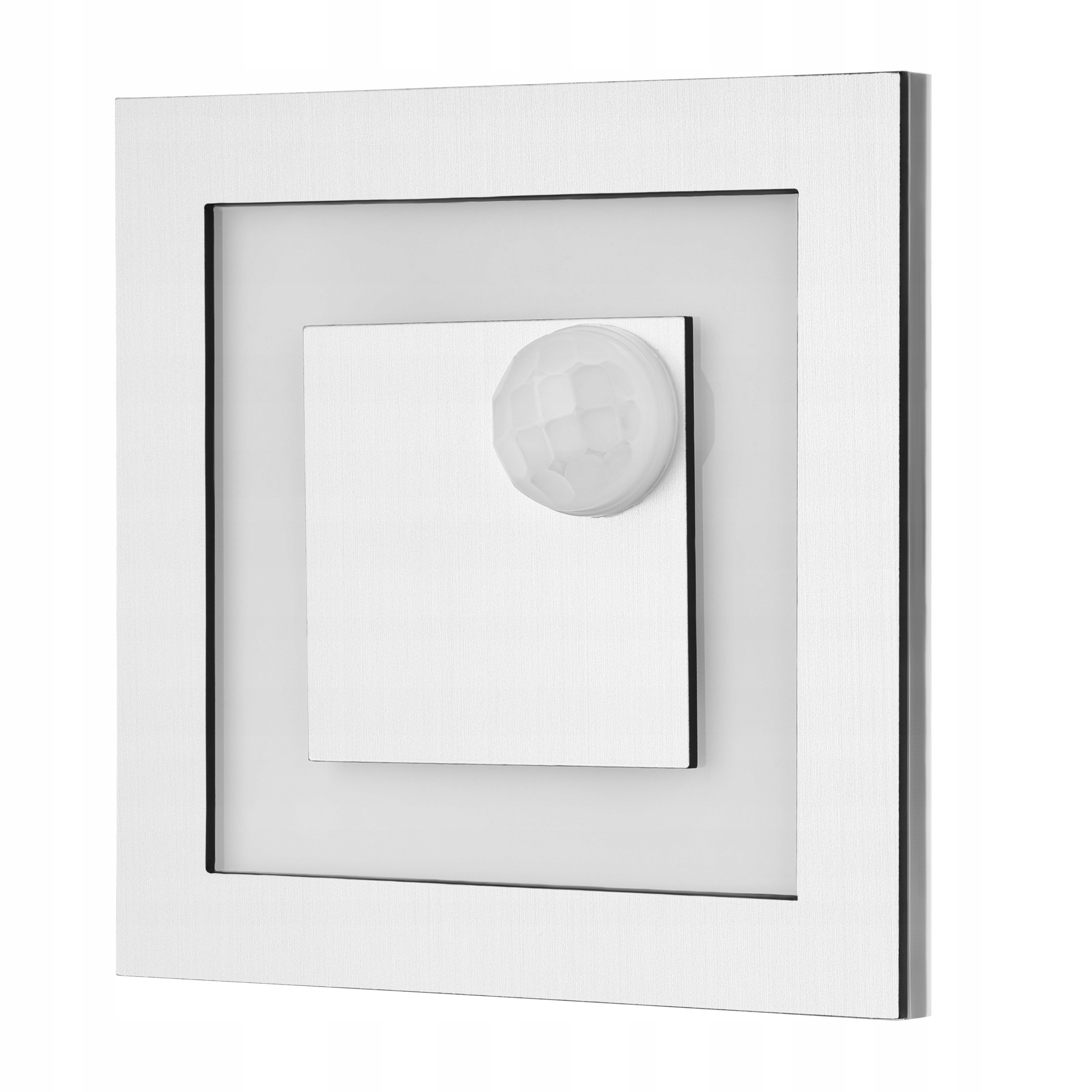 OPRAWA SCHODOWA z CZUJNIKIEM ruchu zmierzchu 230v LED SREBRNA ZIMNA 6000k - obrazek 2