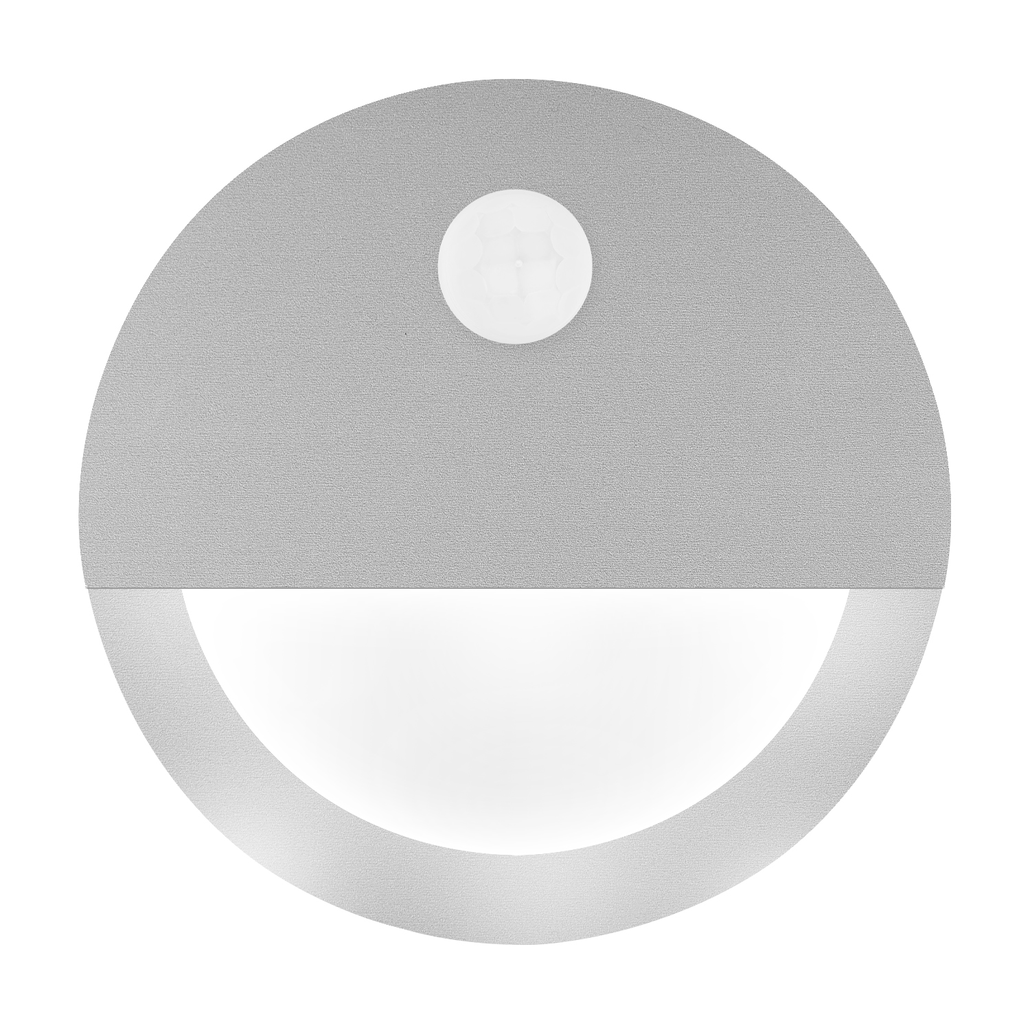 Oświetlenie schodowe z CZUJNIKIEM RUCHU SREBRNA 230v LED NEUTRALNA